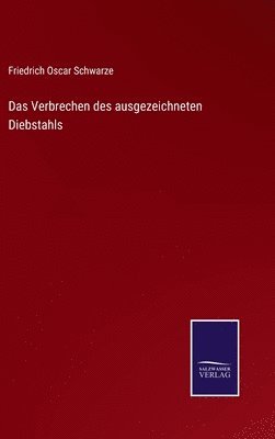 bokomslag Verbrechen des ausgezeichneten Diebstahls