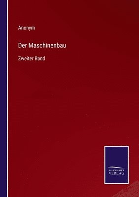 bokomslag Der Maschinenbau