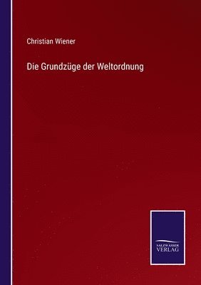 bokomslag Die Grundzge der Weltordnung