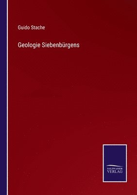 bokomslag Geologie Siebenbrgens