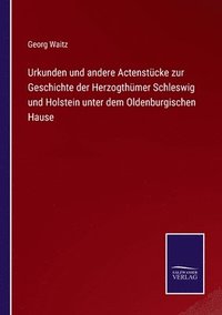 bokomslag Urkunden und andere Actenstcke zur Geschichte der Herzogthmer Schleswig und Holstein unter dem Oldenburgischen Hause