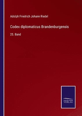 bokomslag Codex diplomaticus Brandenburgensis