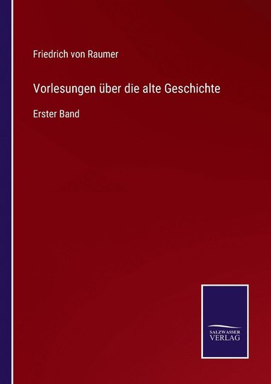 bokomslag Vorlesungen über die alte Geschichte