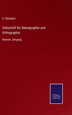 bokomslag Zeitschrift fr Stenographie und Orthographie