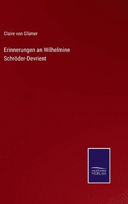bokomslag Erinnerungen an Wilhelmine Schrder-Devrient