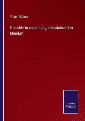 bokomslag Gedichte in siebenbrgisch-schsischer Mundart