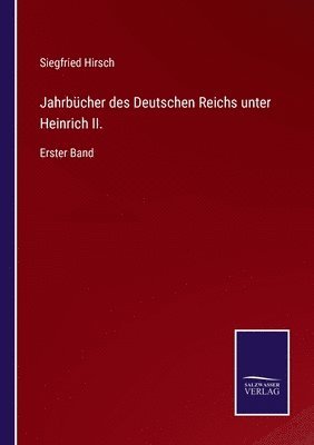 bokomslag Jahrbcher des Deutschen Reichs unter Heinrich II.