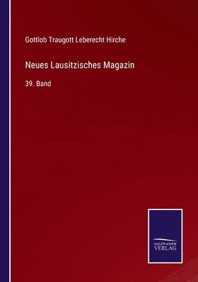 bokomslag Neues Lausitzisches Magazin