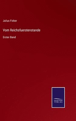 bokomslag Vom Reichsfuerstenstande