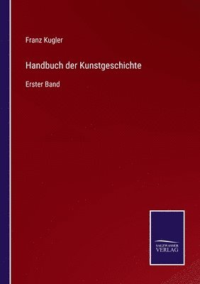 bokomslag Handbuch der Kunstgeschichte