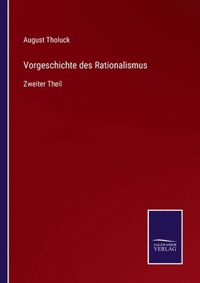 bokomslag Vorgeschichte des Rationalismus