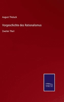 bokomslag Vorgeschichte des Rationalismus