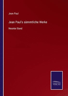 Jean Paul's smmtliche Werke 1