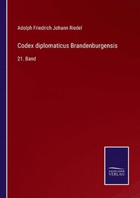 bokomslag Codex diplomaticus Brandenburgensis