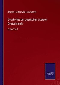 bokomslag Geschichte der poetischen Literatur Deutschlands