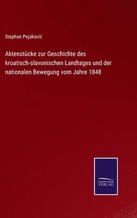 bokomslag Aktenstcke zur Geschichte des kroatisch-slavonischen Landtages und der nationalen Bewegung vom Jahre 1848