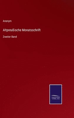 bokomslag Altpreuische Monatsschrift
