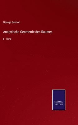 bokomslag Analytische Geometrie des Raumes