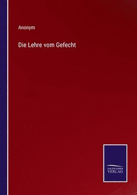 Anonym - Lehre vom Gefecht, Häftad
