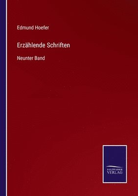 Erzhlende Schriften 1