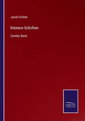 Kleinere Schriften 1