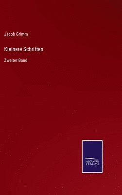 Kleinere Schriften 1