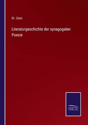 bokomslag Literaturgeschichte der synagogalen Poesie