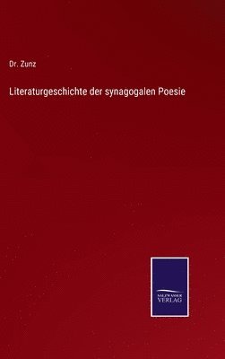 bokomslag Literaturgeschichte der synagogalen Poesie