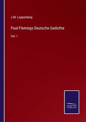 J M Lappenberg - Paul Flemings Deutsche Gedichte, Häftad