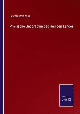 bokomslag Physische Geographie des Heiligen Landes