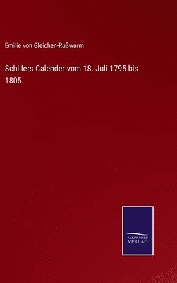 bokomslag Schillers Calender vom 18. Juli 1795 bis 1805