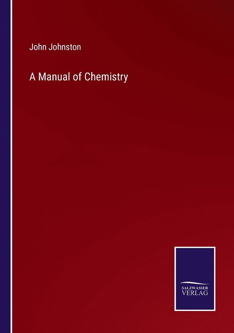 Manual of Chemistry