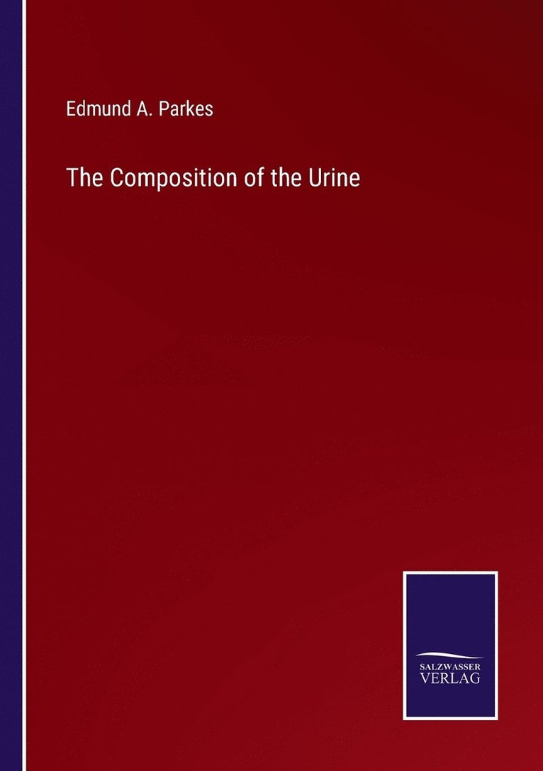 The Composition of the Urine 1