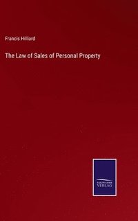 bokomslag The Law of Sales of Personal Property