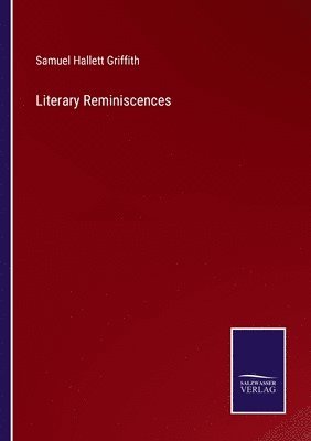 Literary Reminiscences 1