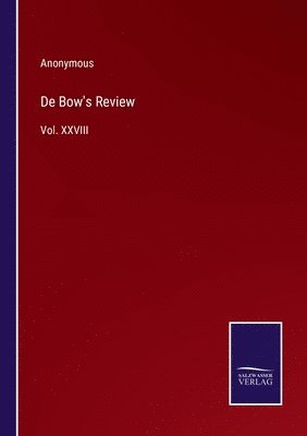 bokomslag De Bow's Review