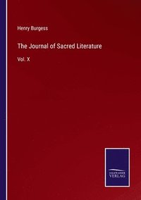 bokomslag Journal of Sacred Literature