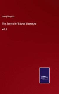 bokomslag Journal of Sacred Literature