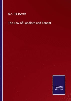 bokomslag Law of Landlord and Tenant