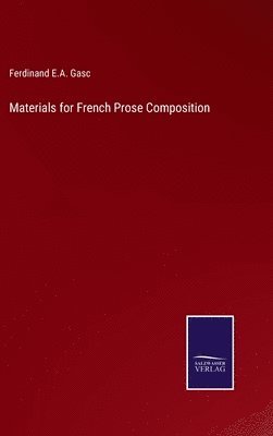 Materials for French Prose Composition