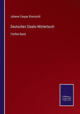 bokomslag Deutsches Staats-Wrterbuch