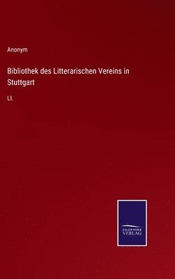 bokomslag Bibliothek des Litterarischen Vereins in Stuttgart