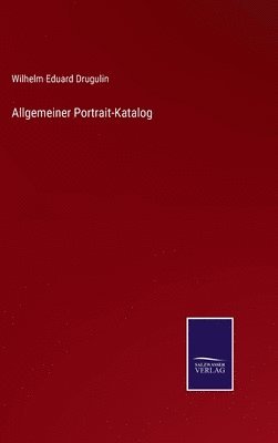 bokomslag Allgemeiner Portrait-Katalog