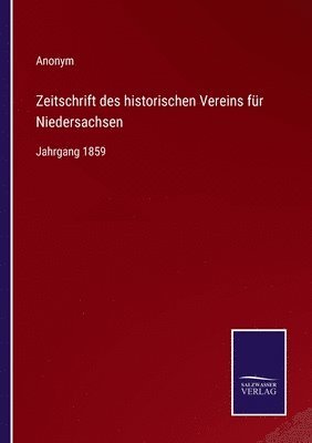 bokomslag Zeitschrift des historischen Vereins fr Niedersachsen