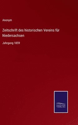 bokomslag Zeitschrift des historischen Vereins fr Niedersachsen