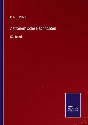 bokomslag Astronomische Nachrichten