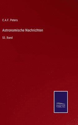 bokomslag Astronomische Nachrichten