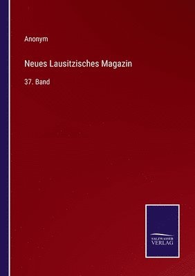 bokomslag Neues Lausitzisches Magazin