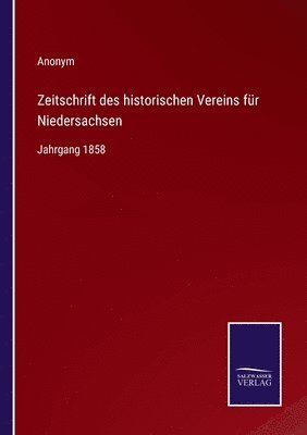 bokomslag Zeitschrift des historischen Vereins fr Niedersachsen