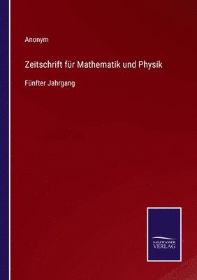 bokomslag Zeitschrift fr Mathematik und Physik